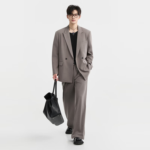 Earl Zall Tencel Wool High-Quality Spring and Autumn Loose Business Commuting Casual Suit Single Jacket Engagement Suit Thin Section