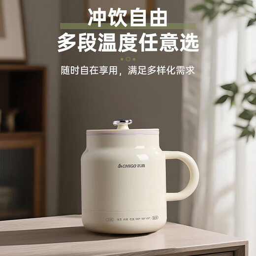 Health Pot Hot Milk Cup Flower Teapot Mini Constant Temperature Kettle Office Stew All-in-One Boil Cup Teapot 0.8L Filter Model Multi-Function Stew