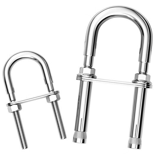 Fengji 304 stainless steel U-shaped U-shaped sandbag hanging chair grid swing hammock fire escape expansion screw bolt hook hook M6*90 bolt type