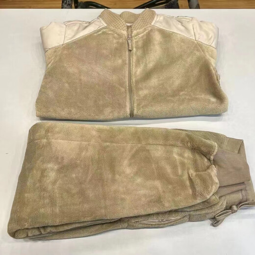 Factory Jihua 19 Border Patrol Fleece Clothes Military Fans Warm Underwear Set Cold Warm Fleece Suit Winter Cotton Clothes Cotton Pants Jihua 3535 Factory 19 Border Patrol Clothes Suit 175-92-96 Suitable for 140-155 Jin Jin is equal to 0.5 kg