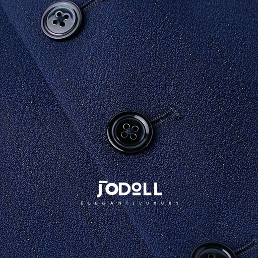 Jodoll Jodon Anzug Weste Männer koreanischer Stil hübsches schlankes Fit Männer Wolle Anzug Weste Marine Blue L (50A)