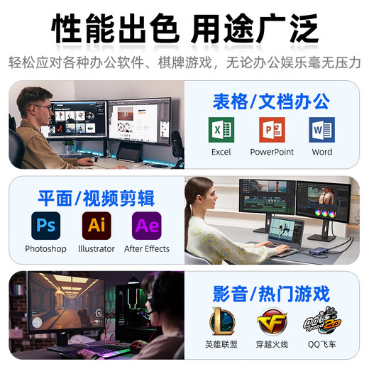 Rainbow 12th generation Core i5 mini host, micro handheld computer, online class, home office game, high performance desktop assembly machine, miniPC htpc A2 Core i5-3320M/8G/128G solid state single host, free high-speed WiFi + Bluetooth + three-year warranty