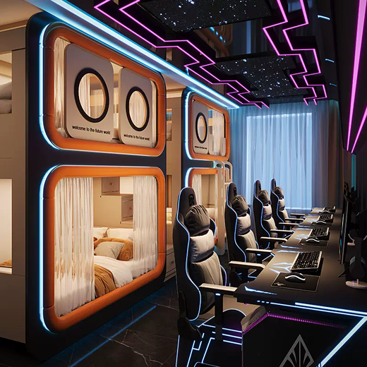 Yusenyi children's bed, high and low beds, siblings do not disturb the bed, tree house space capsule, upper and lower bunk beds, do not disturb each other, double bed, parallel and same width bed - ladder - slide - sliding wardrobe - LED light source light strip (without curtains) 1500mmx1900mm More combinations