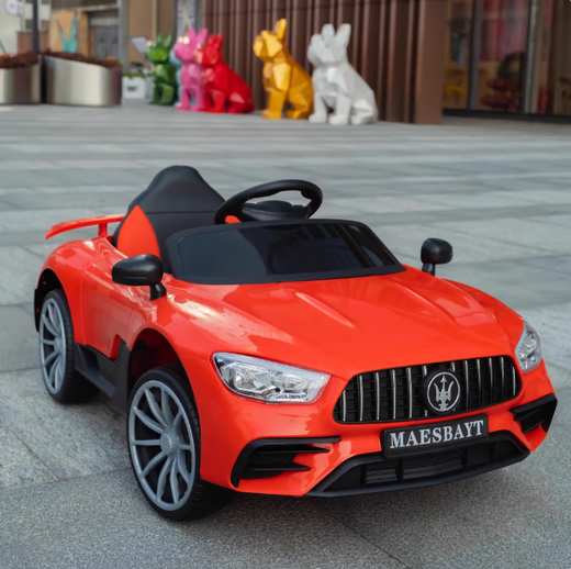 New children's electric car, baby four-wheel car, can sit on men and women, baby toys, remote control Martha sports car, high-end, princess pink, dual drive/extra large battery/leather seat/up and down swing, shock absorber/remote control/self-driving/Bluetooth mobile phone music and lighting/double door/three speed adjustment