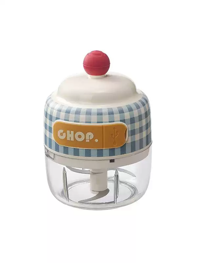 Yusenyi Garlic Artifact Kitchen Minced Meat Spicy Garlic Wireless Electric Blender Small Food Supplementary Garlic Blender Red