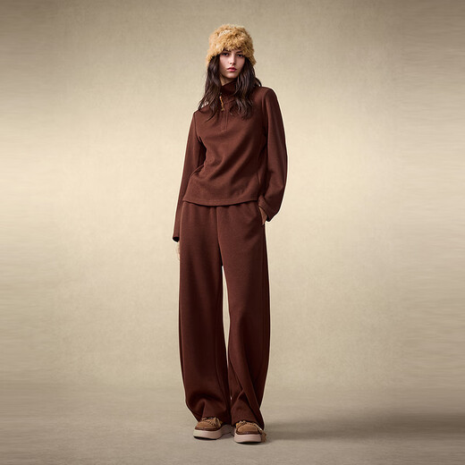 Wancaoyi (wancaoyi) shopping mall same style 2025 winter new fashion suit H11930551 milk coffee color XS