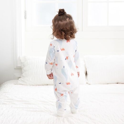 YEEHOO baby clothes, newborn onesies, men's and women's 100% combed cotton infant home crawling clothes, four seasons