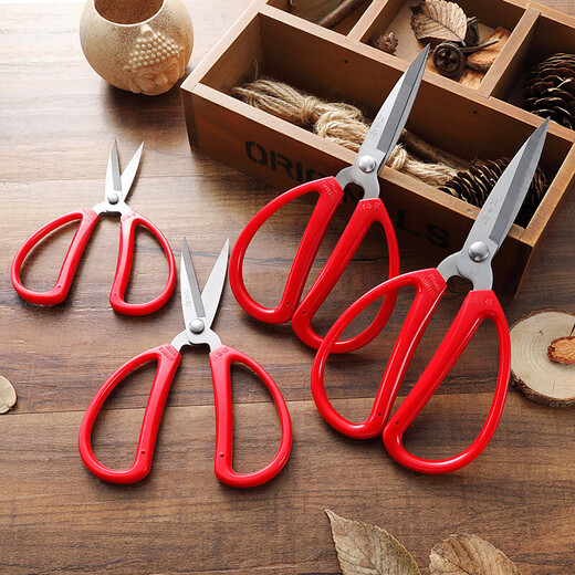 Wang Wuquan Schere, Haushalt, Edelstahl, große und kleine Schere, Büroschere, Küche, Schreibwaren, Basteln, Papierschneiden, Schneiderschere, 2001, volle Länge, 19,8 cm, kostenloses Scherenset