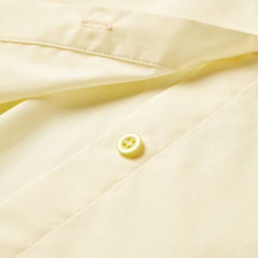 MQD autumn striped shawl comfortable casual lapel shirt 235340104 yellow polish 130cm