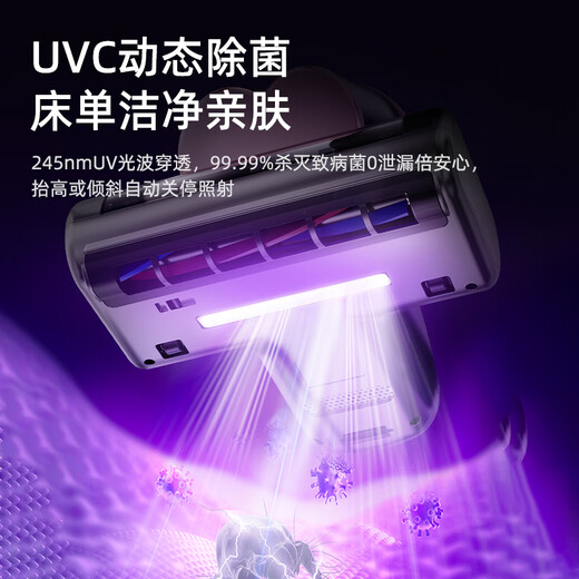 Puppy mite remover, home bed treasure, large suction bed dust mite removal all-in-one machine, double cup dust mite separation 65, hot air drying, ultraviolet sterilization, mite removal vacuum cleaner G003