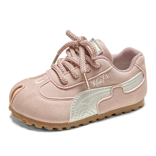 Terranis Yangma recommends 2025 spring and autumn new infant breathable Birkenstock shoes 1 year old 3 years old soft sole 5 non-slip toddler shoes purple 23_inner length 14cm