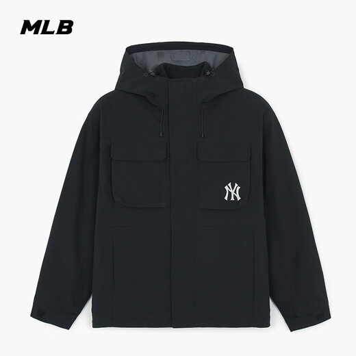 MLB official men's and women's couple fashionable three-in-one waterproof and repellent sports jacket 25 autumn and winter new style WJB01 New York Yankees/Black L