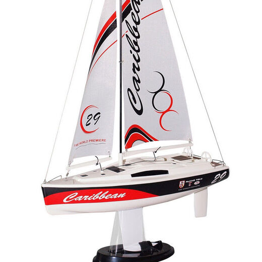 Shantou Lincun 24G full scale remote control unpowered mini wind racing sailboat Caribbean Baima Lake 880 8802V3 is the same size as Baima Lake 280