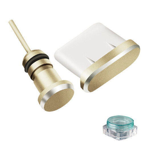 科森拓适用vivo iQOO手机防尘塞OPPO Type-c苹果15新款iPhone16 plus/pro max软硅胶塞USB-C充电口防尘塞 深空灰+收纳盒