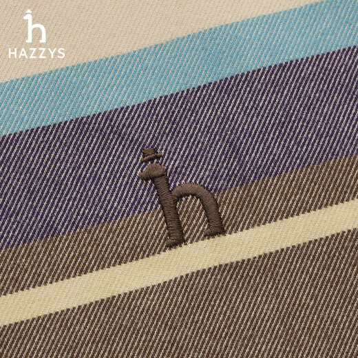 HAZZYS Haggis Women's 2025 Winter New Women's Plaid Commuting Casual Long-Sleeved Shirt Women's ASCSK1CDK21 Milky White IV S (155/80A 36)