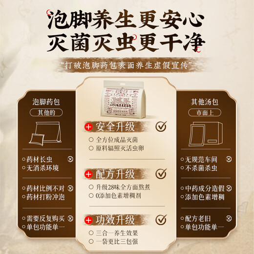 Huang Xixiang foot bath bag to remove dampness, spleen and stomach deficiency, mugwort leaf, ginger, pepper, mugwort, safflower, detoxify and aid sleep, remove athlete's foot foot bath bag