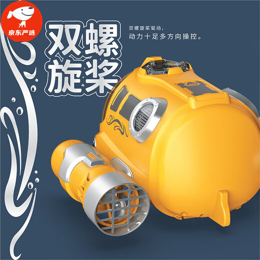 Spray motor boat double propeller remote control submarine electric boat model children's toys bathing and playing in the water summer charging blue spray remote control motor boat with lights luxury four sets of batteries + 2 charging cables