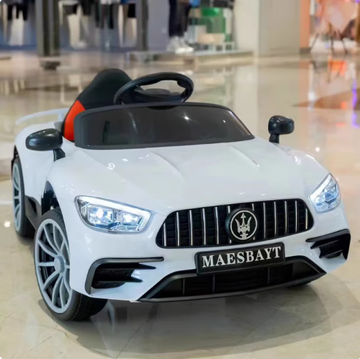 New children's electric car, baby four-wheel car, can sit on men and women, baby toys, remote control Martha sports car, high-end, princess pink, dual drive/extra large battery/leather seat/up and down swing, shock absorber/remote control/self-driving/Bluetooth mobile phone music and lighting/double door/three speed adjustment