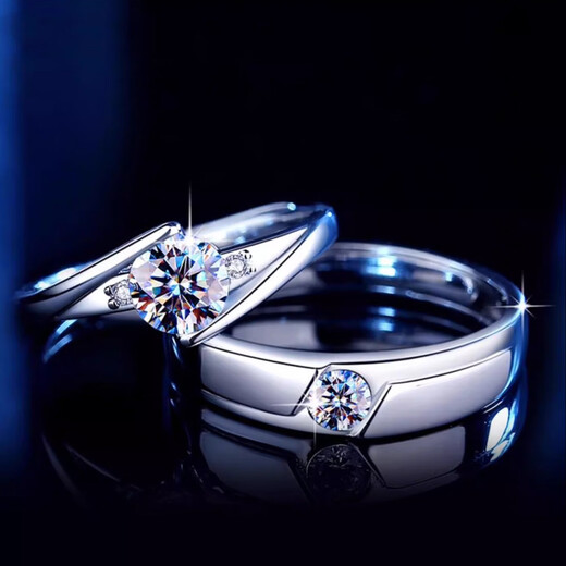 MZMZ acquaintance couple platinum ring PT950 platinum ring knot proposal Valentine's Day birthday gift for girlfriend local warehouse/next day delivery - light luxury live mouth ring