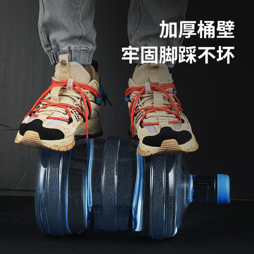 Food grade household water storage pure mineral spring outdoor bucket PC water storage empty bucket car portable bucket with handle 7.5L PC spiral mouth bucket 1 piece 7.5L