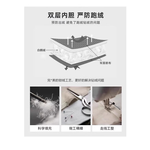 TJQ luxury high-end brand long down jacket for women 2025 winter new slimming Korean version thickened extreme cold warm jacket black M recommended 109~125Jin Jin equals 0.5 kg