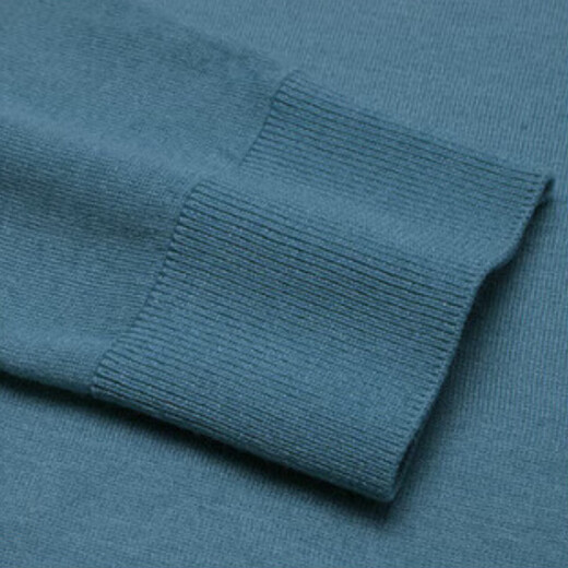 XJSGS international luxury high-end brand imitation pure woolen sweater men's 2025 autumn and winter round neck pullover sweater bottoming shirt high-end blue gray spot Suda 3XL 190