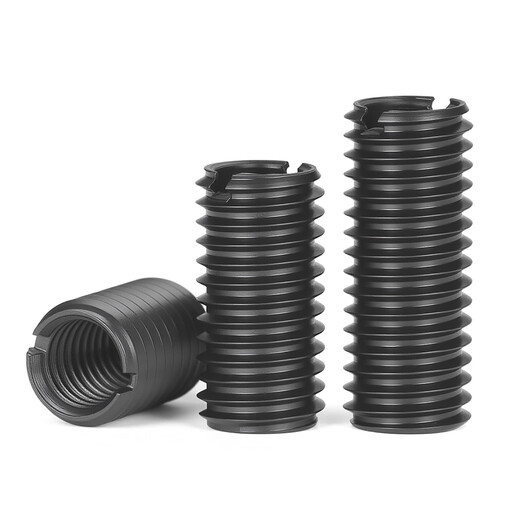 Jinggong (JINGGONG) 45# steel hardened internal and external thread screw sleeves, slotted reducer nut conversion thread thread sleeves, thread sleeves M3-M10 45# steel M8*M10-L20 (2 pieces) with slots
