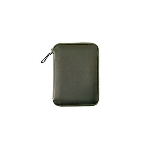 Ithinkso Koreanischer Business-Stil für Herren und Damen, Reisepasstasche, Handytasche, Geldbörse, Powerbank, Datenkabel, Aufbewahrungstasche, Khakigrün