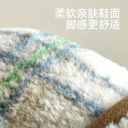 Balabala children's cotton slippers winter 2025 new indoor boys and girls non-slip plush comfortable warm baby fur slippers