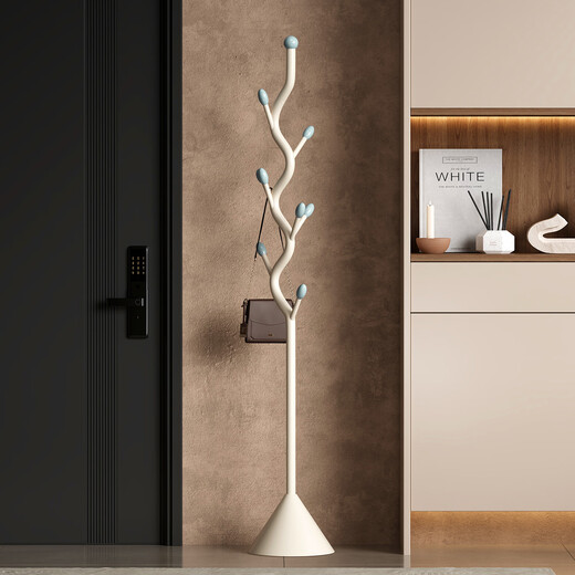 Orange Cream Style Floor-standing Coat Rack Bedroom Bedside Clothes Rack Storage Rack Simple Vertical Home Clothes Rack