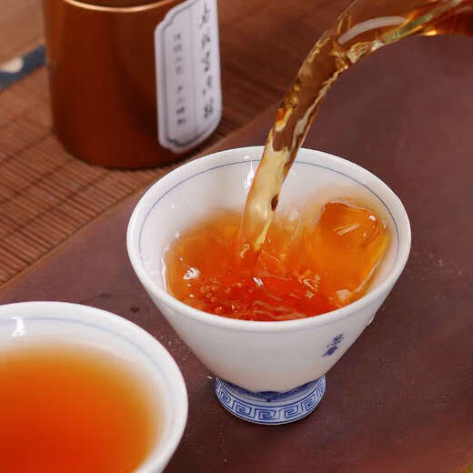 EDO PACK Dahongpao Tea Wuyi Mountain Matouyan Cinnamon Gift Box Gift Oolong Tea Rock Tea Small Jar Floral and Fruity Matouyan Cinnamon Ebony Box 30 Jars Gift Box