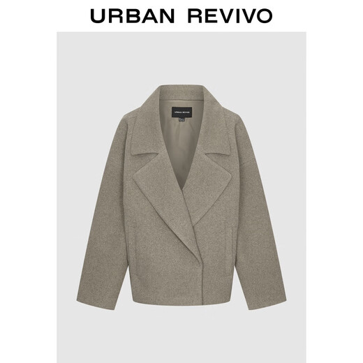 UR2025 new winter women's fashion trendy lapel pocket ultra-loose jacket UWJ150104