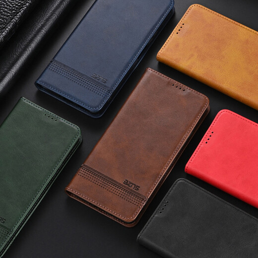 Jioxiang Magnetic Flip Cowgrain Leather Case Suitable for Huawei Mate70Pro+ Mobile Phone Case Business All-inclusive Anti-fall Brown Huawei Mate70Pro+