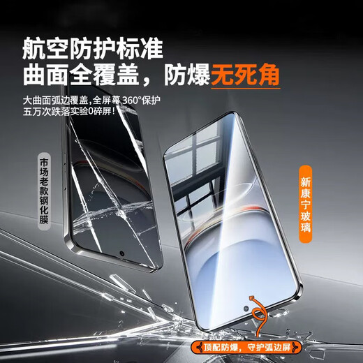 Suitable for Apple 15/14plus tempered film iPhone 13/16 mobile phone film HD 13Pro max explosion-proof, anti-fall, anti-fingerprint, smooth earpiece, dust-proof 1-3 set, HD version, 2 pieces, Apple 16