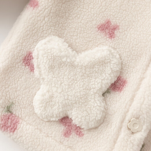 戴维贝拉（DAVE＆BELLA）儿童毛绒外套秋冬女童宝宝洋气甜美保暖上衣