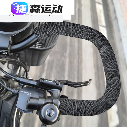 Drill I bicycle handlebar wrapping road bike non-slip wrapping belt mountain bike handlebar butterfly strap friction 1 roll black 2.5cm wide * 4.5m long