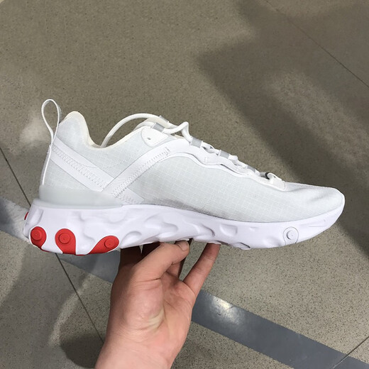 Nike (Nike) Nouvelles chaussures masculines et femmes amortissantes et chaussures de course à haut toit respirantes BQ6166-101 BQ6167-102 40