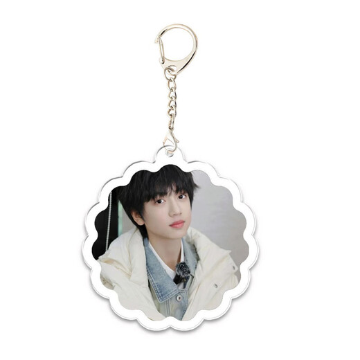 
Zhang Guiyuan's new peripheral double-sided transparent keychain school bag pendant to support students' gift customization KXPB16784 5CM