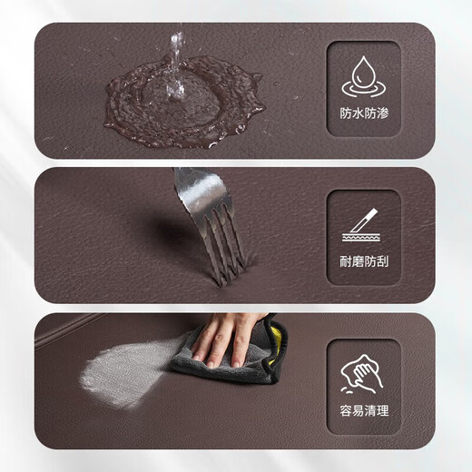 2025 Haobo HT Special Genuine Leather Trunk Mat Tail Box Mat GAC Aian Modification Accessories Decoration Supplies New Genuine Leather Burgundy Full Surround Style