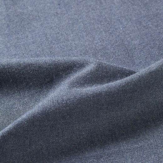 雅戈尔长袖衬衫男士棉混纺面料绒感饱满纯色衬衫温暖舒适2025新品合款 藏青VLRM119689FJA 42 （180/100A）