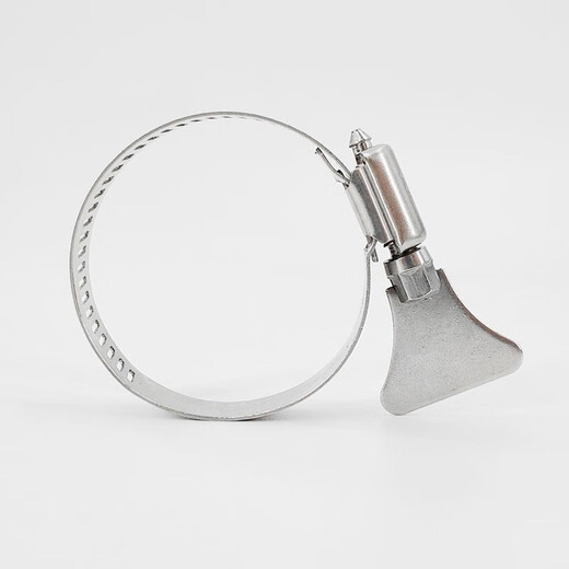 Bingyu BYW-609 304 stainless steel clamp with handle and hose clamp with wrench 18-32mm Chinese and American (10 pieces)