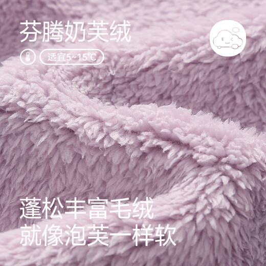 Fenten Couple Pajamas Coral Velvet Autumn and Winter New Plus Velvet Thickened Women's Suit Flannel Casual Warm Home Clothing for Men