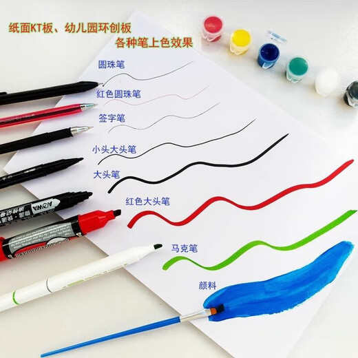 Baige (BAIGE) Baige white kt board fire safety workshop management system signboard manual work advertising lettering display board 20*30cm 10 sheets