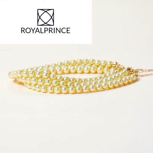 ROYALPRINCESS Yuhuang gold seawater akoya pearl bracelet gold baby bead bracelet small light bulb 16cm gold extension 34mm