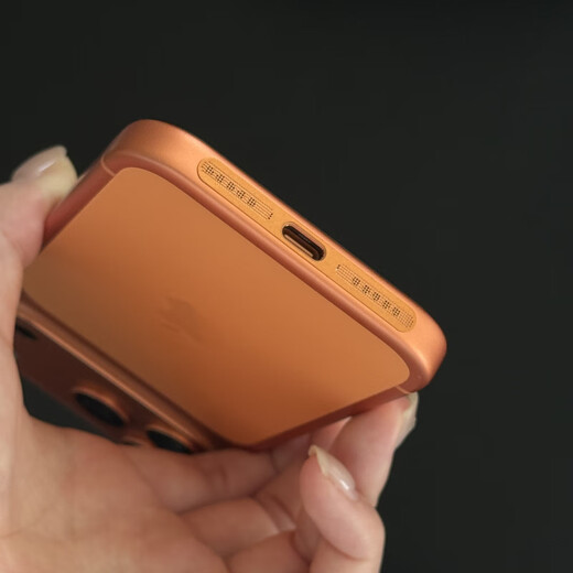 Cancel is suitable for Apple 17pro earpiece dustproof net iphone 17promax dustproof sticker 17promax mobile phone 17 metal speaker 17 charging port protective sticker 17pro speaker original color Xingyu Orange 2 pieces anti-scratch and wear-resistant all-in-one dustproof iPhone 17