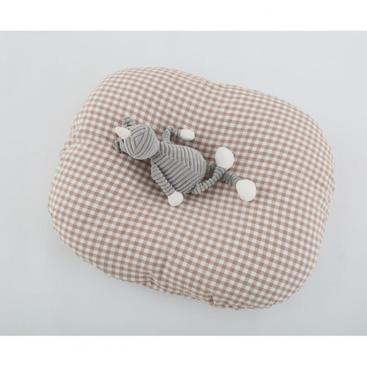 Zailu INS newborn bionic bed feeling uterine bed crib baby anti-jumping bed brown plaid