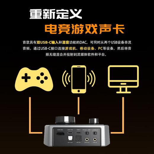 Creative G8 external dual-device sound card professional e-sports game high-resolution desktop computer notebook listening position FPS sound effect Delta action fearless contract tile csgo G8 ace work
