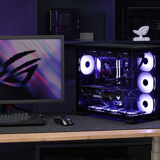 ASUS family bucket sea view room 14600KF 265KF 245KF graphics card 5060Ti 5070 graphics card Delta mobile design game assembly computer host DIY assembly 14600KF+RTX5060TI 16G丨Configuration five