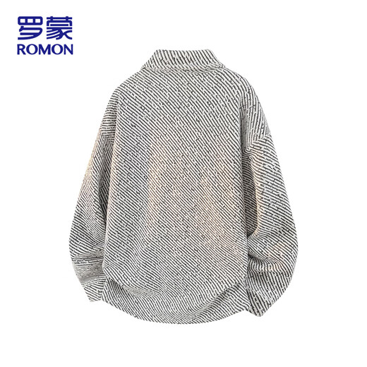 ROMON flight jacket men's outerwear 2025 autumn and winter new loose trendy brand cardigan casual high-end tops clothing