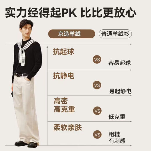 Made in Tokyo, pure cashmere, cashmere sweater, sweater, men's autumn and winter gift box, gray XL